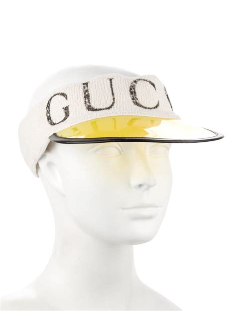 gucci visor hat price|authentic gucci visor.